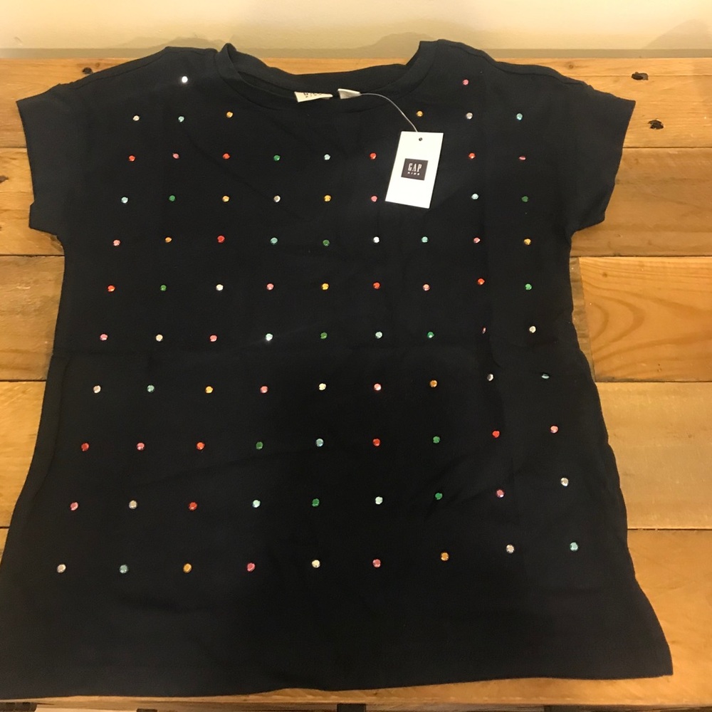 Girls GAP shirt - Navy - SZ 6/7